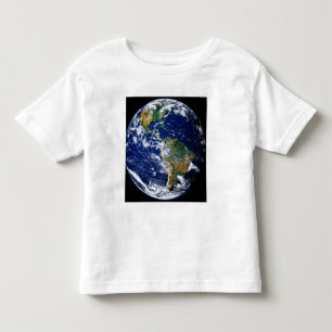 Camiseta Terra completa que mostra os Americas