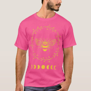 Camiseta Terra D Ambientalista Amarela De Abelha E Lua