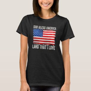 Camiseta Terra da América deus abençoe que adoro América Pa