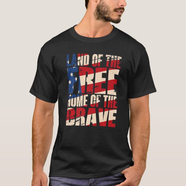 Camiseta Terra Da Casa Livre Dos Corajosos (Frente)