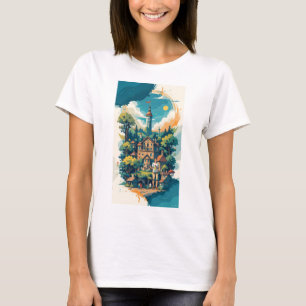 Camiseta Terra da Maravilha Branca: Um Sonho de Gigante