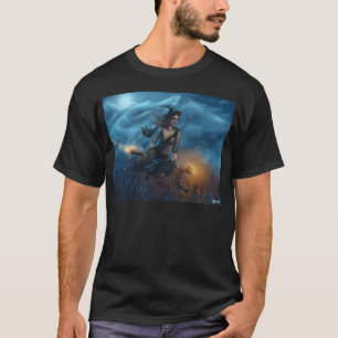 Camiseta Terra Da Meia-Noite - Vassoura Mágica Ancorada Em