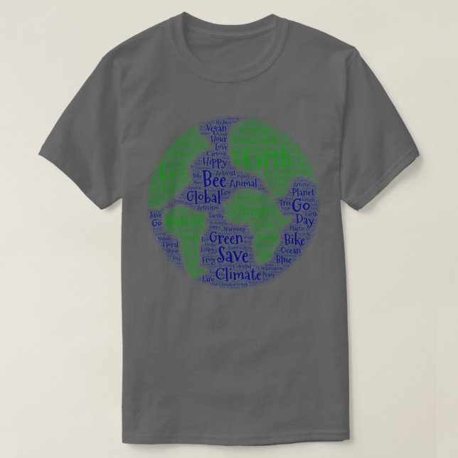 Camiseta Terra da Nuvem Mundial (Frente do Design)