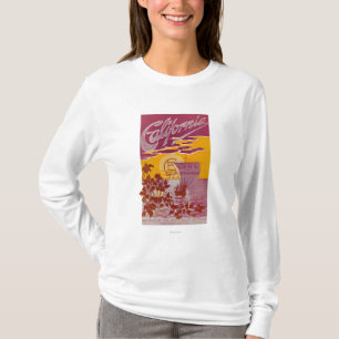 Camiseta Terra de Califórnia do poster da promessa