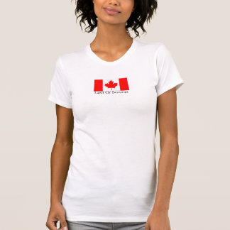 Camiseta Terra de Canadá das belezas