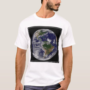 Camiseta Terra De cheio Com Tempestades Tropicais No Atlânt