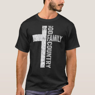 Camiseta Terra de Deus Liberdade Patriótica Cr Cristã
