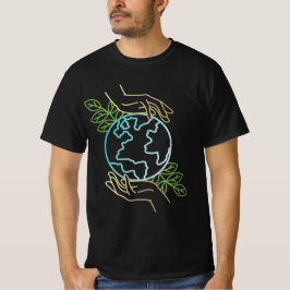 Camiseta Terra - Design do Lover da Natureza - Dia Mundial 