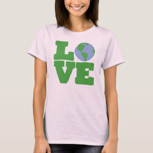 Camiseta Terra do AMOR (texto verde)