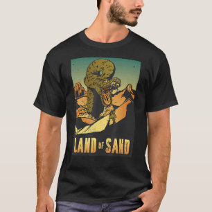 Camiseta Terra do Deserto de Areia Cobra Monstro Diversão L