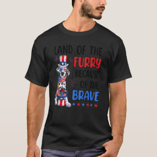 Camiseta Terra Do Fúria Dalmaciano Em 4 De Julho
