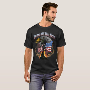 Camiseta Terra do livre devido ao quarto julho bravo