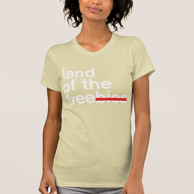 Camiseta terra do livre/obscuridade (Frente)