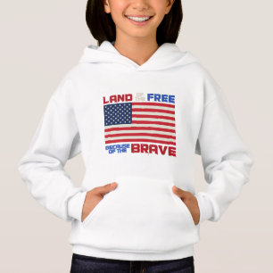 Camiseta Terra do Patriótico Livre dos EUA 4 de julho