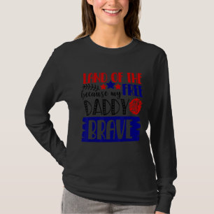 Camiseta Terra dos Grátis Porque Meu Pai É Corajoso 4º De