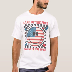 Camiseta Terra Dos Gratuitos Por Causa Da Corajosa