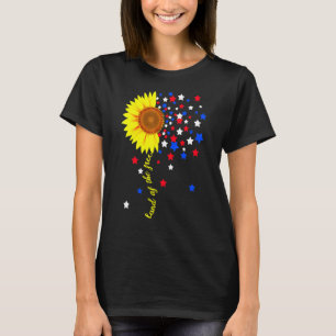 Camiseta Terra Dos Gratuitos Por Causa Do Bravo 4 De Julho