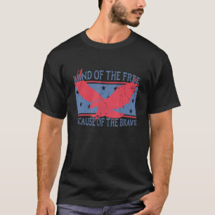 Camiseta Terra Dos Gratuitos Por Causa Do Dia Memorial Cora