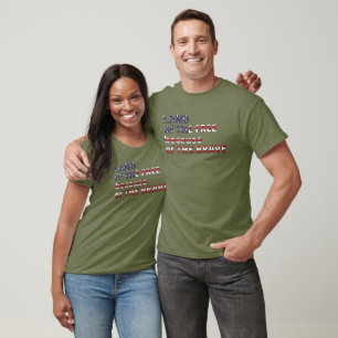Camiseta Terra dos Gratuitos por causa dos Bravos