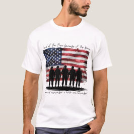 Camiseta Terra dos Gratuitos por causa dos Bravos