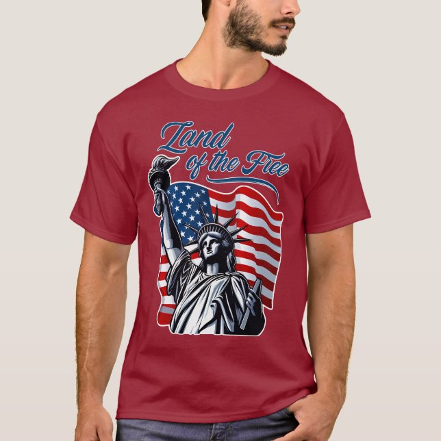 Camiseta Terra dos Libertos - Patriótica (Frente)