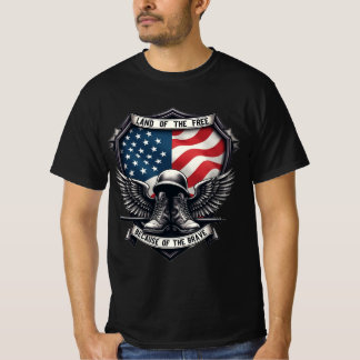 Camiseta Terra dos Libertos por causa do Patriótico Corajos