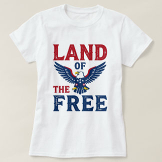 Camiseta Terra dos Livres – Águia-careca Patriótica