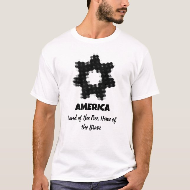 Camiseta Terra dos Livres Casa dos Valentes  (Frente)