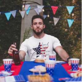 Camiseta Terra dos livres por causa dos corajosos