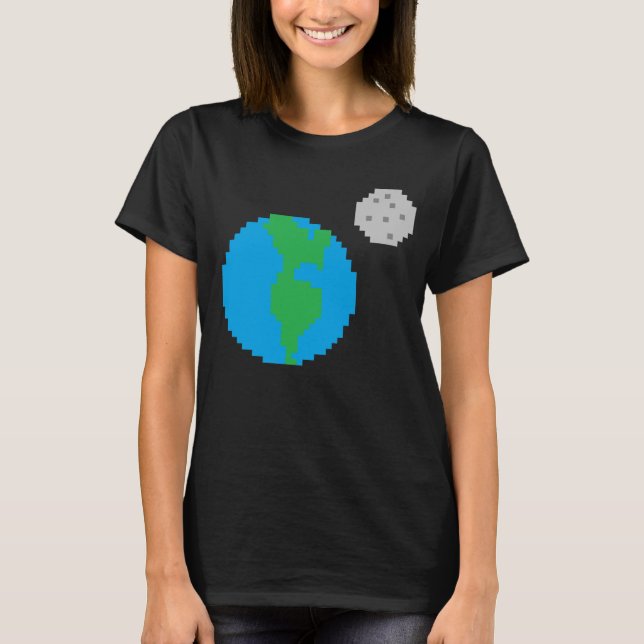 Camiseta Terra e Lua (Frente)