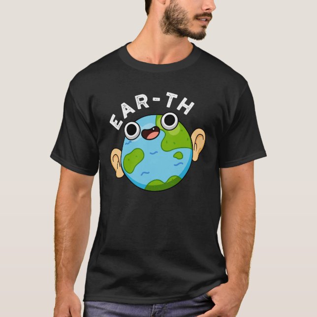 Camiseta Terra Engraçada Terra Escura BG (Frente)