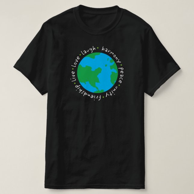Camiseta Terra Harmonia (Frente do Design)
