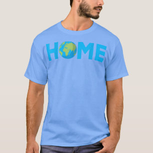 Camiseta Terra inicialProteja o planetaAwarenes ambientais