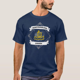 Camiseta Terra Nova, Canadá, fundou o navio à vela de 1497
