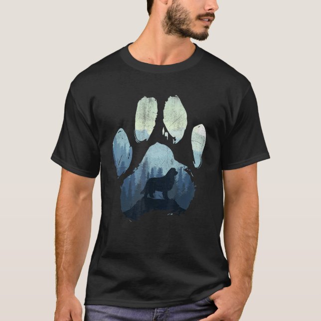 Camiseta Terra Nova - Pata de Cachorro Montanhas de Mãe Pai (Frente)