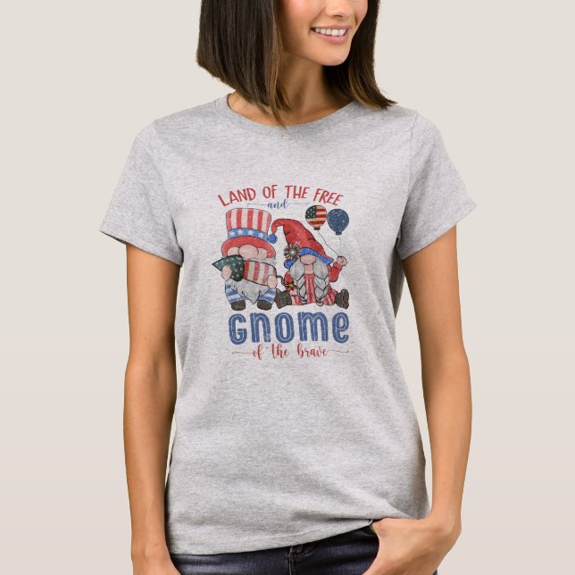 Camiseta Terra Patriótica Gnomo do Lar Livre de Brave (Frente)
