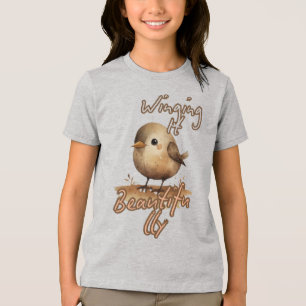 Camiseta Terra Pequeno Pássaro Cozy