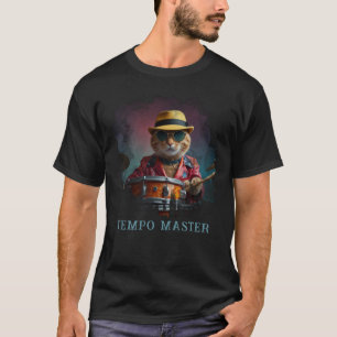Camiseta *~* TERRA Percussionista Legal Cat AP91 DRUMMER