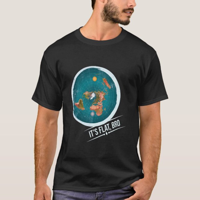 Camiseta Terra plana (Frente)