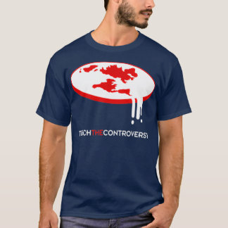Camiseta Terra plana ensina a polêmica 