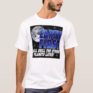 Camiseta Terra primeira da broca