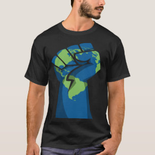 Camiseta Terra resiste às alterações climáticas