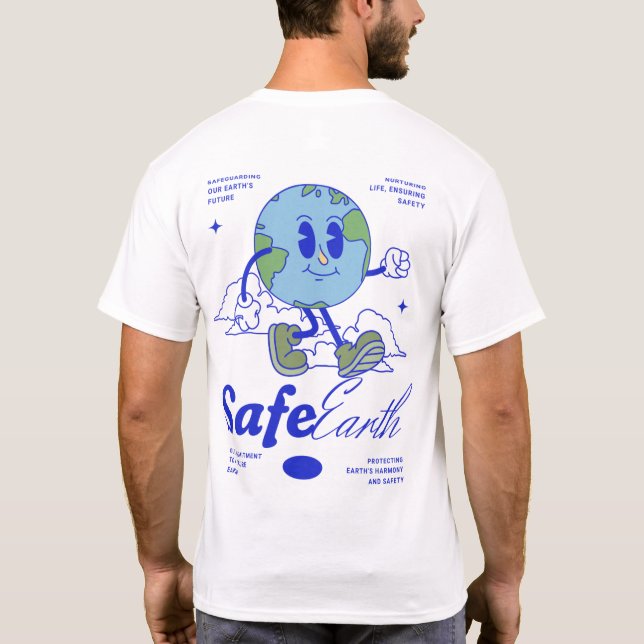 Camiseta Terra segura (Verso)