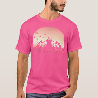 Camiseta Terra Selvagem de Montanha Sunset
