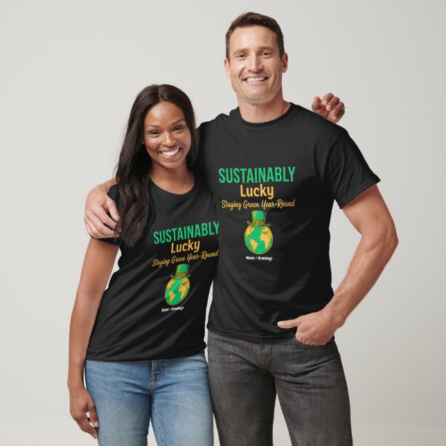 Camiseta Terra Sortuda Sustentável Vida Verde Ecológica  (Unissex)