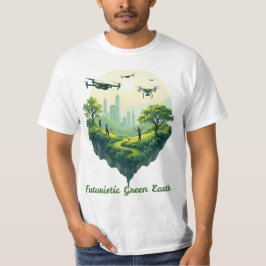Camiseta Terra Verde futurística