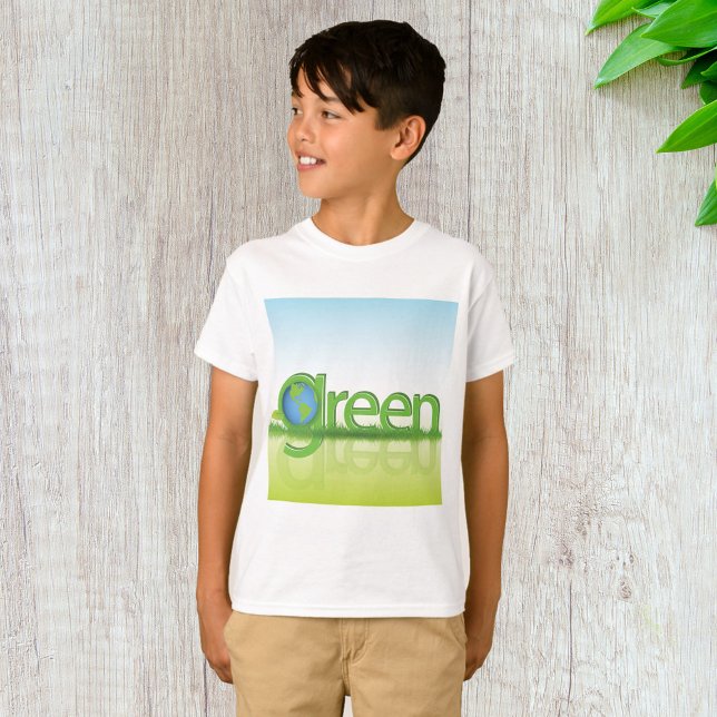 Camiseta Terra Verde Globo Ecológico Natureza (Criador carregado)