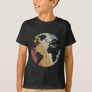 Camiseta Terra Vintage Estilo Retroativo Dia da Terra