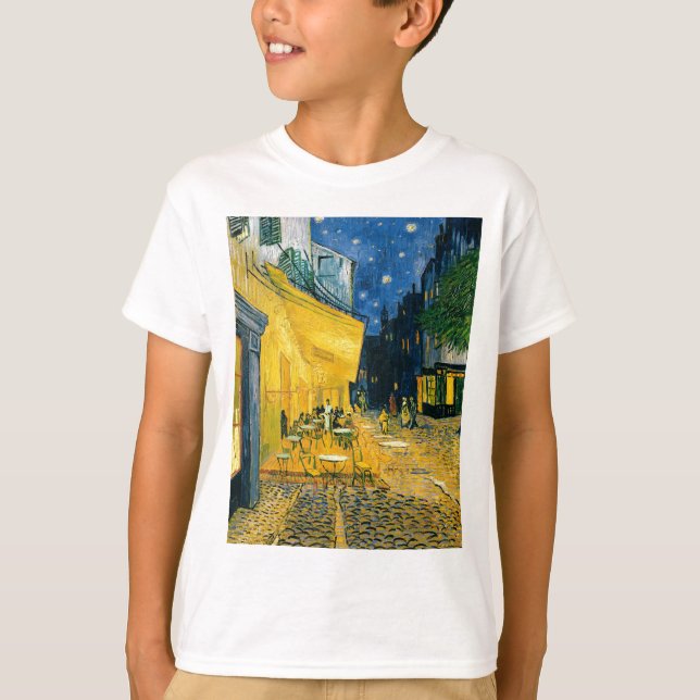 Camiseta Terraço do café de Vincent van Gogh |, Lugar du (Frente)