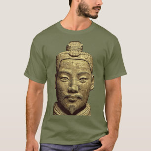 Camiseta Terracotta Warrior - Arte Dourada Antiga